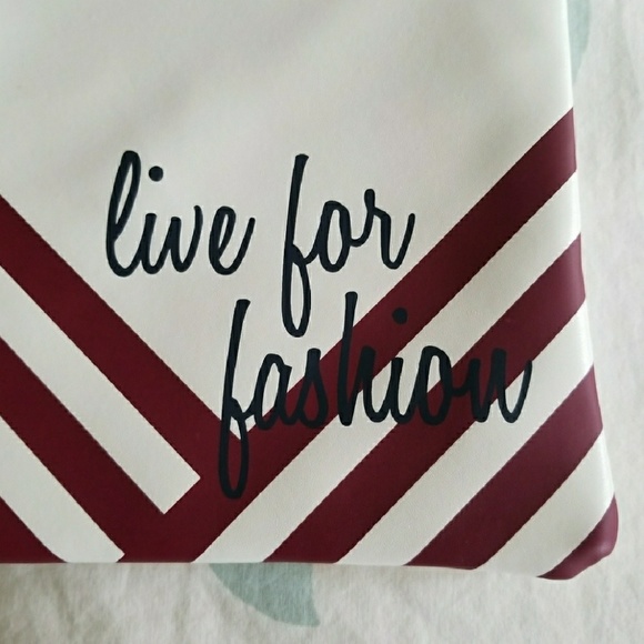 Tartan + Twine Faux Leather Makeup Bag / Clutch - Picture 7 of 7